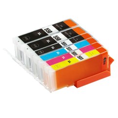 Canon PGI-550 PGBK XL, CLI-551 BK, C, M, Y XL - kompatibilní balení, 6 ks